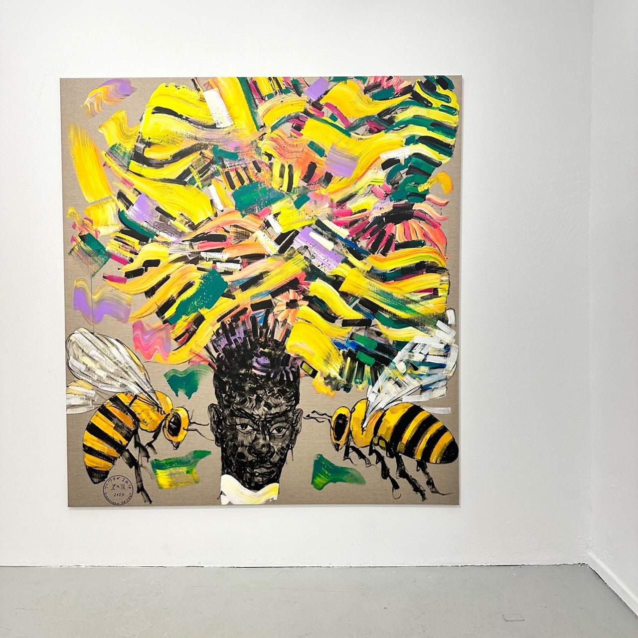 Colours of Utopia Girmachew Getnet bei Galerie Lachenmann Art Frankfurt 13