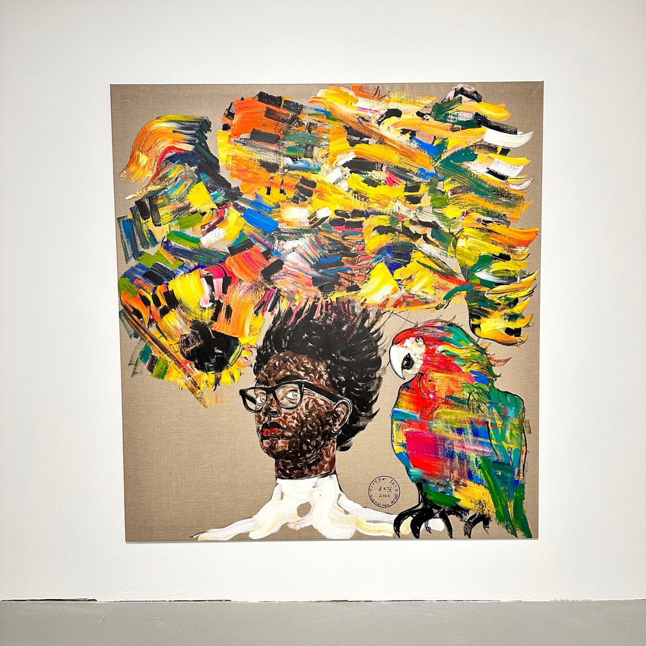 Colours of Utopia Girmachew Getnet bei Galerie Lachenmann Art Frankfurt 15