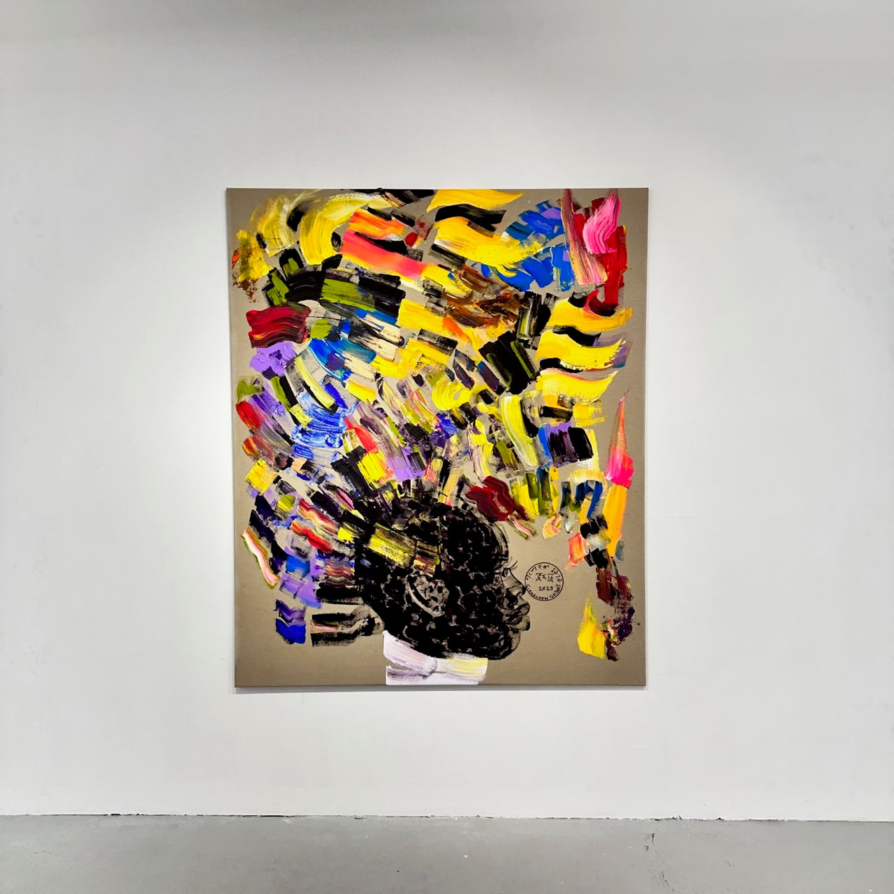 Colours of Utopia Girmachew Getnet bei Galerie Lachenmann Art Frankfurt 16