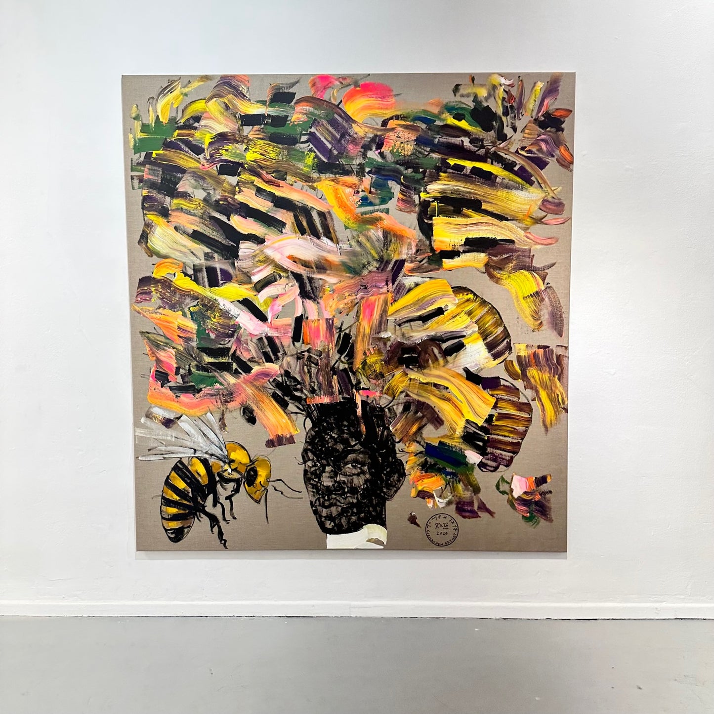 Colours of Utopia Girmachew Getnet bei Galerie Lachenmann Art Frankfurt 26