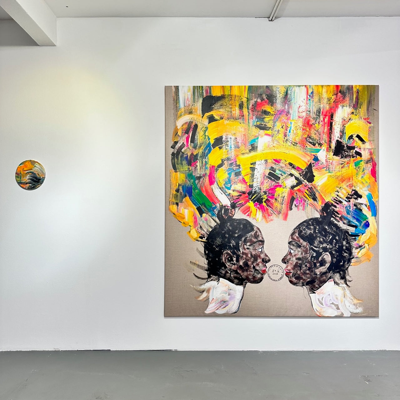 Colours of Utopia Girmachew Getnet bei Galerie Lachenmann Art Frankfurt 5