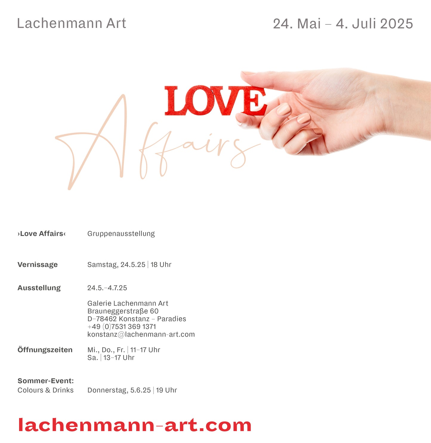 ›Love Affairs‹ 24/5/2025—4/7/2025