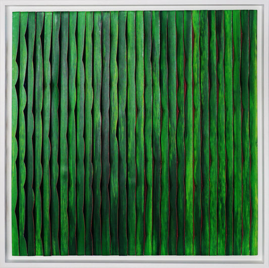 Ansichtssache 3 - Pink-Blau auf Grün | Carola Weber-Schlak