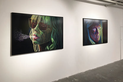 Katharina Arndt, Tanja Selzer und Stefan Rinck bei Galerie Lachenmann Art Frankfurt 4