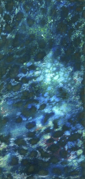 Aya Onodera, Die Meerader k31, 40x20 cm, oil on canvas, 2012, Lachenmann Art