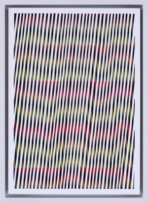 Sandra Schlipkoeter, c44853, 2021, Acryl auf Papier, 29,5 x 21cm