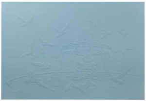 Lennart Grau, Birdcalls, 2019, 130x190cm, Öl und Acryl auf Leinwand at Lachenmann Art Konstanz