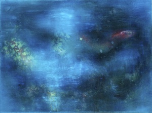 Aya Onodera, Die Meerader k39, 30x40cm, oil on canvas, 2012, Lachenmann Art