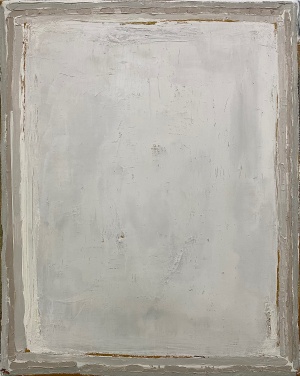 Nicola Grabiele, Aedicula II, 2020, Öl auf Leinwand, 50x40 cm