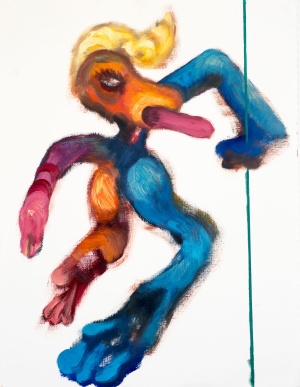 Alexander Iskin, Studie Gogo Duck, 2015, 65 × 50 cm, oil on paper