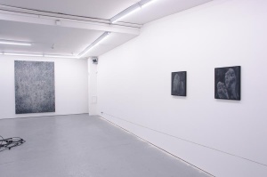 Installation View ›Grand Opening‹ with works by Lars Teichmann & Erik Andersen @ Lachenmann Art Konstanz