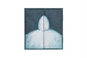 Zohar Fraiman, White Boxed Dosit, 27 x 25 cm (closed), oil on wooden altar, 2016