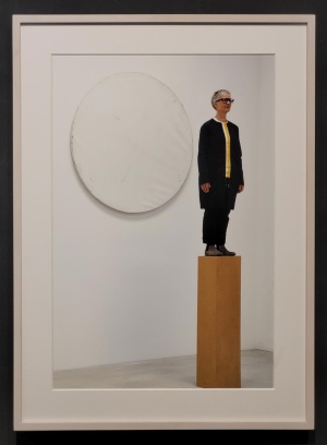 Angelika Platen, Karin Sander, Modell für Pygmalion (Ed 1_3), 2013, Silbergelatine auf Barytpapier mit weissem Rand, umlaufend, 55x40 cm, gerahmt