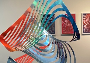 Sandra Schlipkoeter, c 4, 2020, Scherenschnitt, Acryl auf PVC-Folie, 42 x 29,5 cm