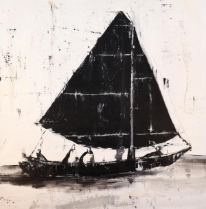 Lars Teichmann, Sailors II, 2019,  Acryl auf Leinwand, 210 x 195 cm