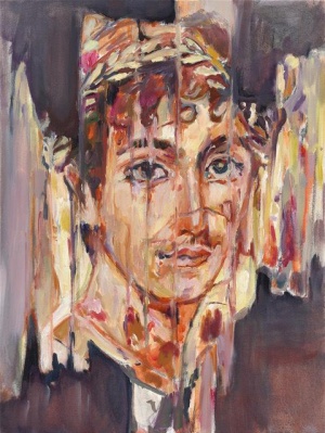 Franziska Klotz, Mumienportrait Nr. 4, 2017, Öl auf Leinwand, 80x60 cm