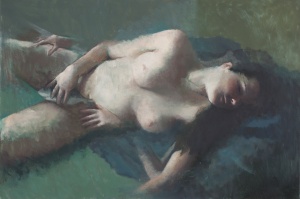 Zohar Fraiman, Fish Bliss, 70x107 cm, oil on canvas, 2012, Lachenmann Art