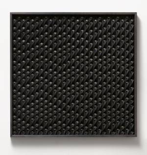 Jirka Pfahl, Analoge Faltung #10, Papierfaltung, 71,5 x 72,5 cm, gerahmt