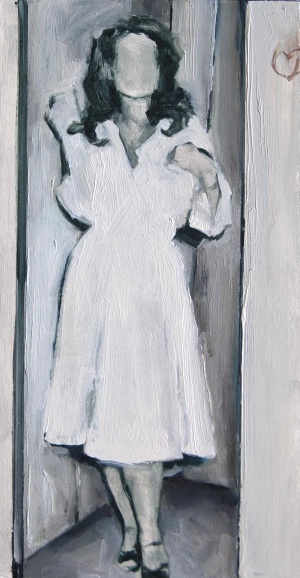 Blanca Amorós, Carmen. 31x16cm, Oil on Linen, 2015, Lachenmann Art