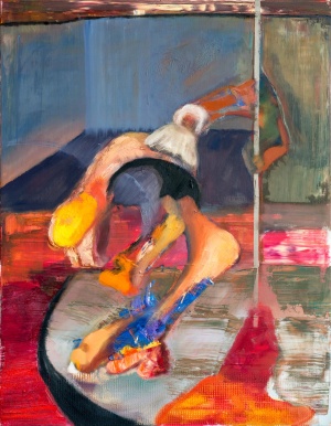 Alexander Iskin, Gogoduck, 2015, 90 × 70 cm, oil on canvas