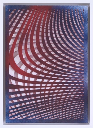 Sandra Schlipkoeter, bf4254, 2021, Acryl auf Papier, 29,5 x 21cm